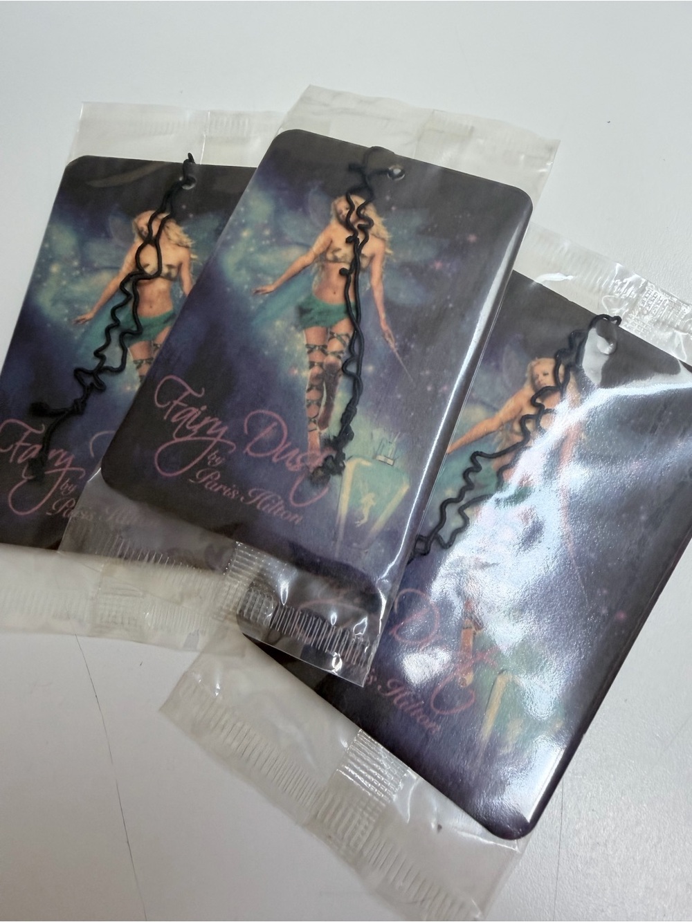 Fairy Dust by Paris Hilton Air Freshener New in Sealed Package Set of 3 - Picture 2 of 7